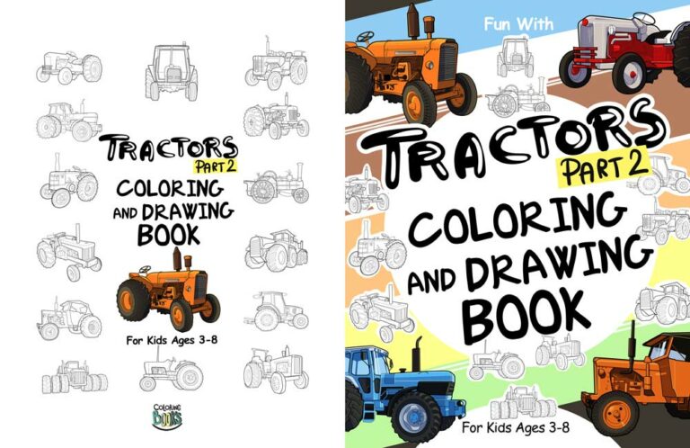 Tractors Coloring and Drawing Book (Part 2) #39