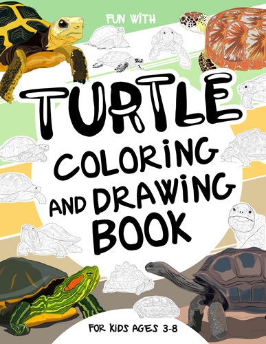 Turtle Coloring and Drawing Book for Kids #120 | ColoringBooks